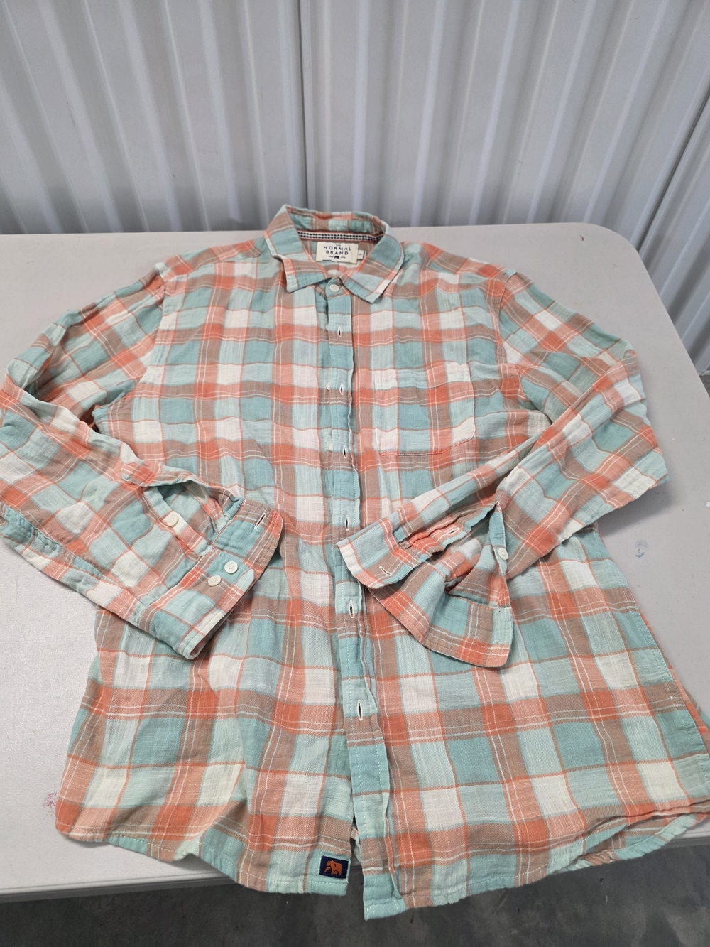 The Normal Brand Button Down Shirt Men's Size Large